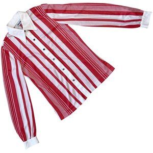 bleyle (Germany) Stripe Teyrlene Interlock Jersey Barrymore Shirt Red : S
